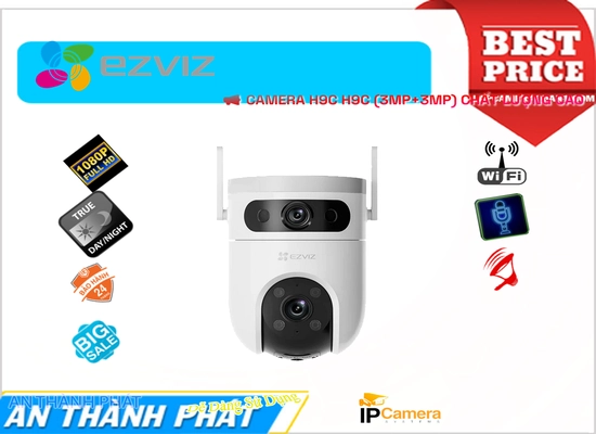 Lắp đặt camera H9C (3MP+3MP) IP Wifi Camera Giá Rẻ Wifi Ezviz