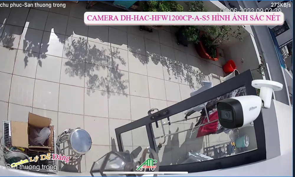 Camera Dahua Ghi Âm Ngoài Trời DH-HAC-HFW1200CP-A-S5