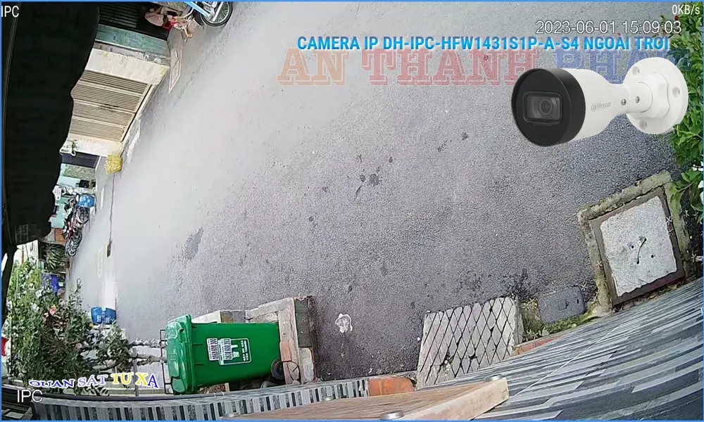 Camera IP Dahua 4MP Tích Hợp Micro DH-IPC-HFW1431S1P-A-S4