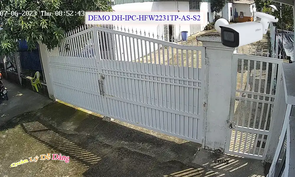 Dahua DH-IPC-HFW2231TP-AS-S2 Camera IP Ngoài Trời  1080P