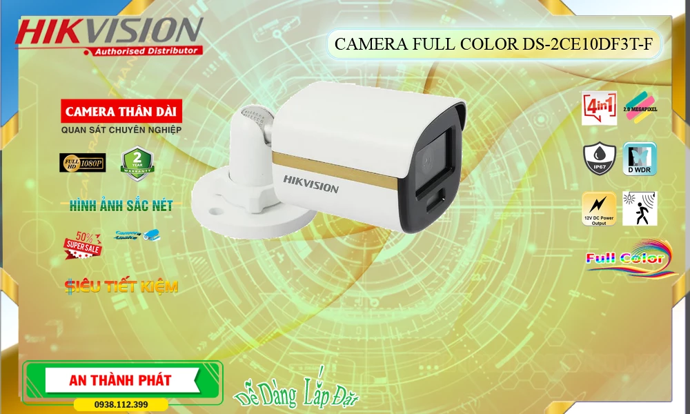 Camera DS-2CE10DF3T-F Chức Năng Cao Cấp