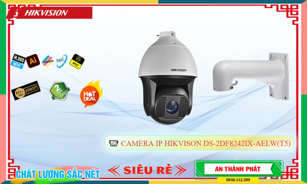 DS-2DF8242IX-AELW(T5) Camera IP Hikvision PTZ 8 Inch