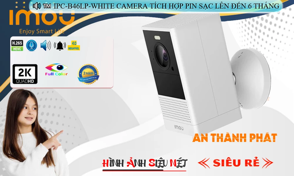 Camera IPC-B46LP-White Tiết Kiệm