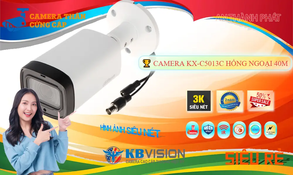 KX-C5013C Camera KBvision Ngoài Trời 5MP