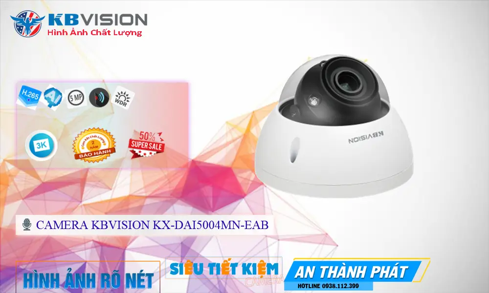 KX-DAi5004MN-EAB KBvision Camera IP 5MP Ai
