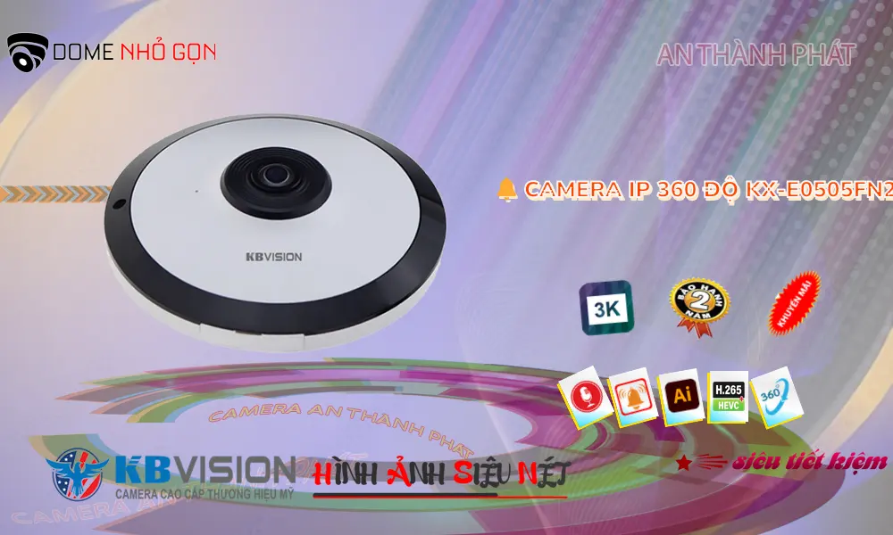 KX-E0505FN2 Camera IP KBvision Ai 5MP