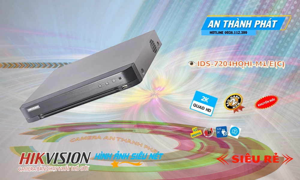 Đầu Ghi Hikvision 4 Kênh iDS-7204HQHI-M1/E(C)