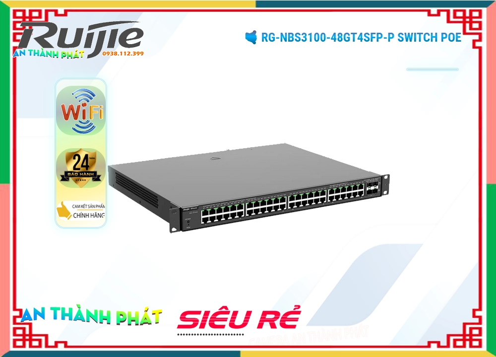 Bộ Quản Lý Mạng RG-NBS3100-48GT4SFP-P Bộ Quản Lý Mạng RG-NBS3100-48GT4SFP-P