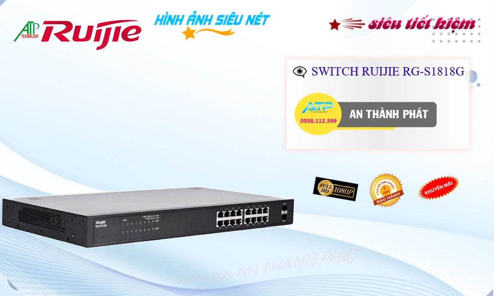 Bộ chia mạng RG-S1818G Hãng Ruijie Bộ chia mạng RG-S1818G Hãng Ruijie