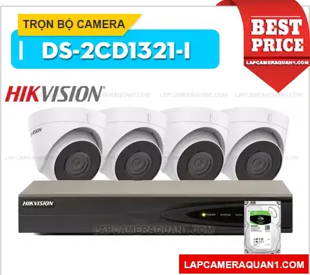 Camera quan sát IP Dome Giá rẻ chính hãng Hikvision độ phân giải 2.0MP hỗ trợ hồng ngoại 30m