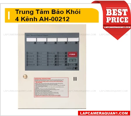 Lắp đặt camera Trung Tâm Báo Cháy 4 Kênh AH-00212