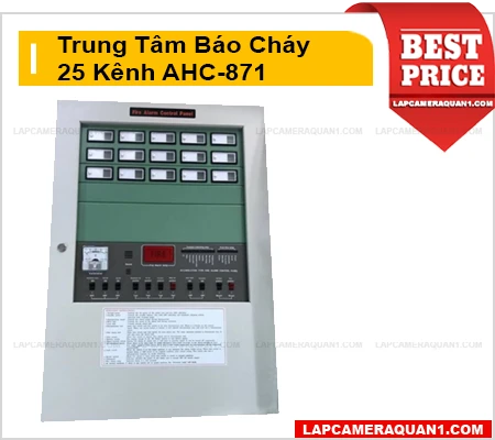 Lắp đặt camera Trung Tâm Báo Cháy 25 Kênh AHC-871