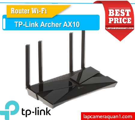 Lắp đặt camera Router TP-Link Wifi 6 Archer AX10