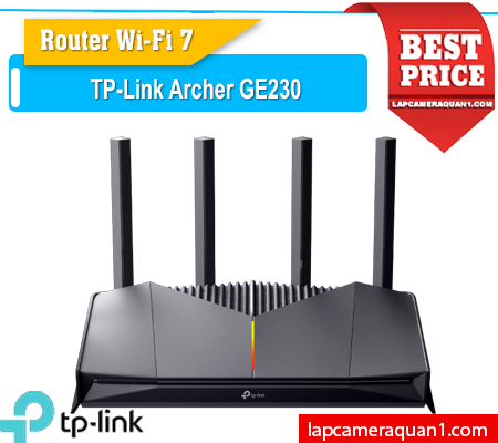 Lắp đặt camera Router Wi-Fi 7 TP-Link Archer GE230