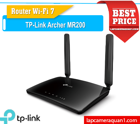 Lắp đặt camera Router Wi-fi TP-Link Archer MR200