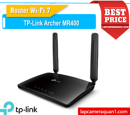 Lắp đặt camera Router Wi-Fi TP-Link Archer MR400