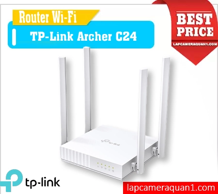 Lắp đặt camera Router Wi-Fi Băng Tần Kép Archer C24