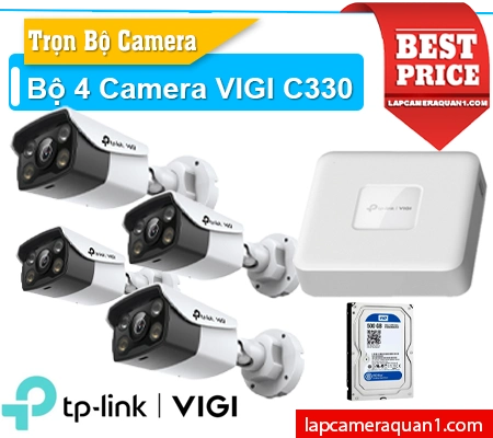 Lắp đặt camera Bộ Camera VIGI Khu Phố Full Color
