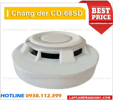 Lắp đặt camera Đầu Báo Khói Quang Chang Der CD-68SD