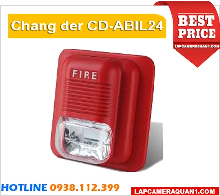 Còi Đèn Kết Hợp Báo Cháy Chang der CD-ABIL24, còi đèn báo cháy CD-ABIL24 chính hãng, lắp đặt Còi Đèn Kết Hợp Báo Cháy CD-ABIL24 giá rẻ, thiết bị Còi Đèn Kết Hợp Báo Cháy Chang der CD-ABIL24