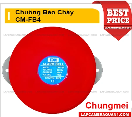 Lắp đặt camera Chuông Báo Cháy Chungmei CM-FB4