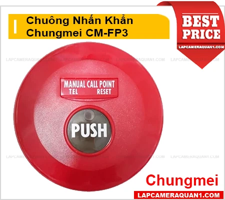 Lắp đặt camera Nút Nhấn Khẩn Cấp Chungmei CM-FP3