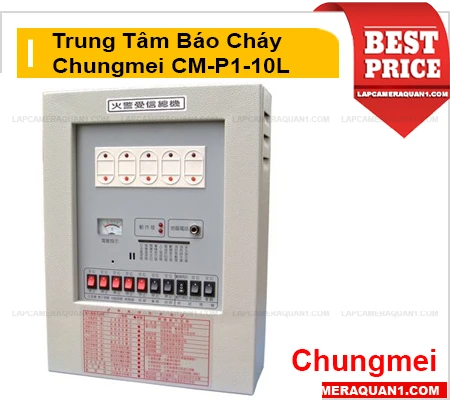 Lắp đặt camera Trung Tâm Báo Cháy 10 Zone Chungmei CM-P1-10L