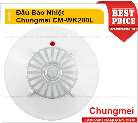Lắp đặt camera Đầu Báo Nhiệt Chungmei CM-WK200L