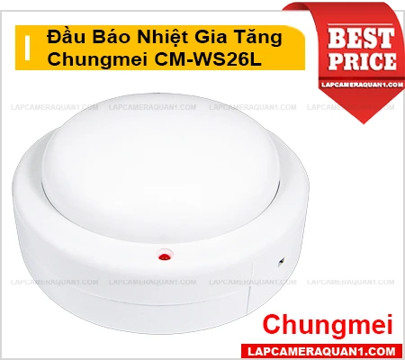 Bộ Chống trộm,CM-WS26L Giá chiết khấu,CM-WS26L Giá Hấp Dẫn,CM-WS26L Chất lượng nhất,Địa Chỉ Bán CM-WS26L,CM WS26L,thông số CM-WS26L, đầu báo nhiệt gia tăng chungmei CM-WS26L, hệ thống báo cháy chungmei CM-WS26L, báo cháy chính hãng CM-WS26L
