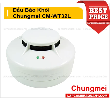 Lắp đặt camera Đầu Dò Khói Chungmei CM-WT32L