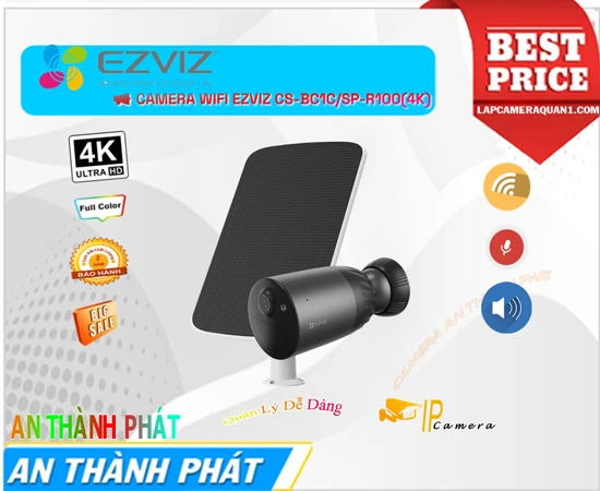 Camera Wifi Ezviz CS-BC1c/SP-R100(4K)