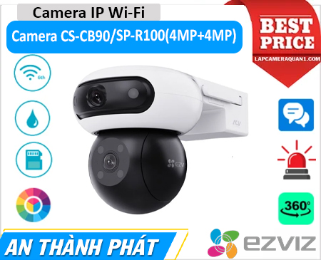 Lắp đặt camera Camera CS-CB90/SP-R100(4MP+4MP) Ezviz