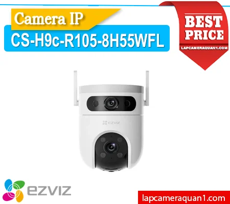 Camera IP WiFi Ezviz CS-H9c-R105-8H55WFL,camera mắt kép 3KCS-H9c-R105-8H55WFL, camera EZVIZ CS-H9c-R105-8H55WFL mắt kép, camera CS-H9c-R105-8H55WFL ngoài trời,thông số CS-H9c-R105-8H55WFL 