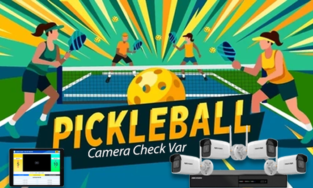Camera Check Var Pickleball Trên Bảng Điểm, Camera Check Var Pickleball ,Camera Livestream Pickleball, Giải pháp Camera Check Var Pickleball Trên Bảng Điểm, chekc var Pickleball chuyên nghiệp, livestream giải đấu pickleball