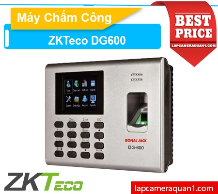 máy chấm công DG600, máy chấm công vân tay DG600, máy chấm công Ronald Jack DG600, máy chấm công thẻ từ DG600, máy chấm công pin lưu điện DG600, máy chấm công giá rẻ DG600, máy chấm công chấm thẻ DG600