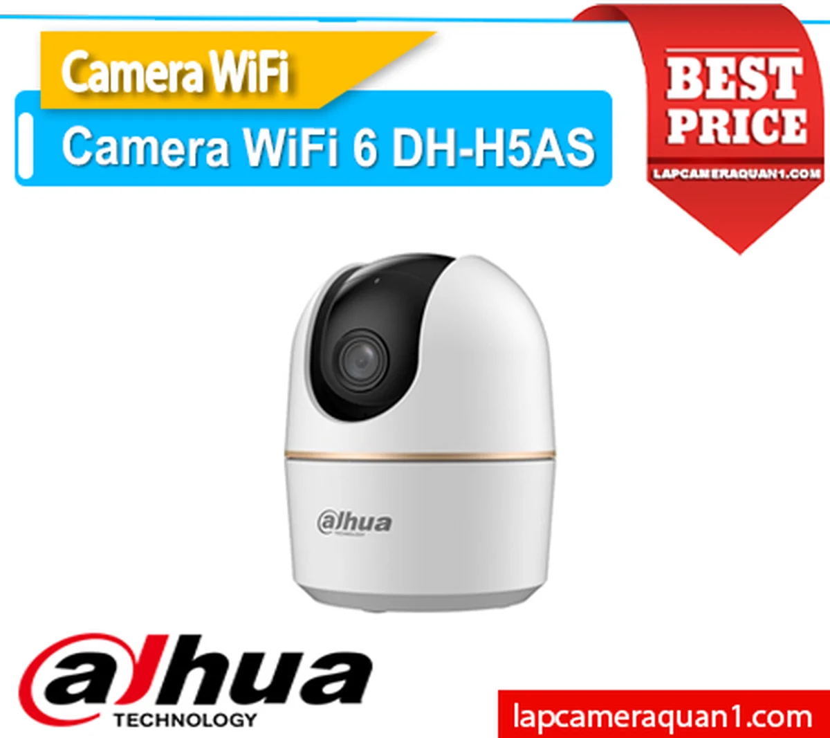 Lắp đặt camera Camera Wi-Fi 6 Dahua DH-H5AS Quay Quét