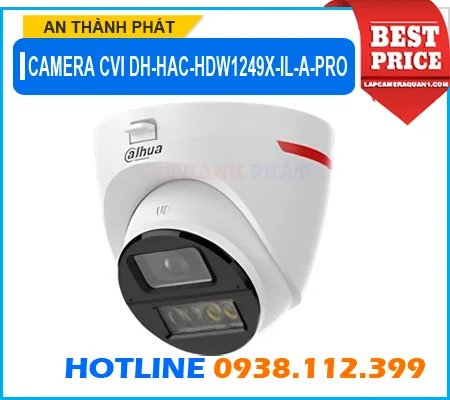 Lắp đặt camera Camera Dahua Dome DH-HAC-HDW1249X-IL-A-PRO