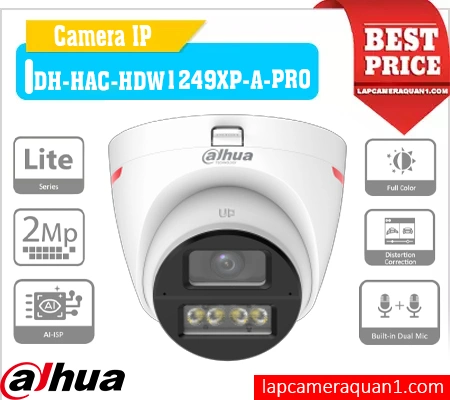camera DH-HAC-HDW1249XP-A-PRO quan sát 24/7, camera Dahua DH-HAC-HDW1249XP-A-PRO full color, camera DH-HAC-HDW1249XP-A-PRO tích hợp micro, camera dome DH-HAC-HDW1249XP-A-PRO giá tốt, camera DH-HAC-HDW1249XP-A-PRO ngoài trời, lắp camera DH-HAC-HDW1249XP-A-PRO tại nhà, camera DH-HAC-HDW1249XP-A-PRO có màu ban đêm