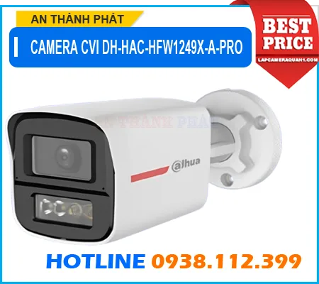 Lắp đặt camera Camera Thân Trụ DH-HAC-HFW1249X-A-PRO