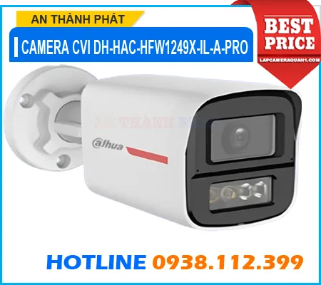 Lắp đặt camera Camera Thân DAHUA DH-HAC-HFW1249X-IL-A-PRO