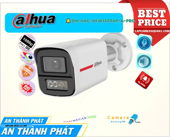 DH-HAC-HFW1249XP-A-PRO,Giá giá sỉ DH-HAC-HFW1249XP-A-PRO,DH-HAC-HFW1249XP-A-PRO Chiết khấu cao,Bán giá rẻ Camera Dahua DH-HAC-HFW1249XP-A-PRO Tiết Kiệm ,phân phối