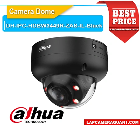 Lắp đặt camera Camera DH-IPC-HDBW3449R-ZAS-IL-Black