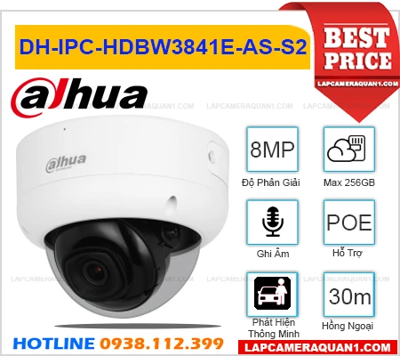 Camera Dahua DH-IPC-HDBW3841E-AS-S2 (8MP), camera quan sát DH-IPC-HDBW3841E-AS-S2, lắp đặt camera DH-IPC-HDBW3841E-AS-S2, camera DH-IPC-HDBW3841E-AS-S2 giá rẻ, lắp camera DH-IPC-HDBW3841E-AS-S2 giá rẻ, camera ghi âm DH-IPC-HDBW3841E-AS-S2, DH-IPC-HDBW3841E-AS-S2,