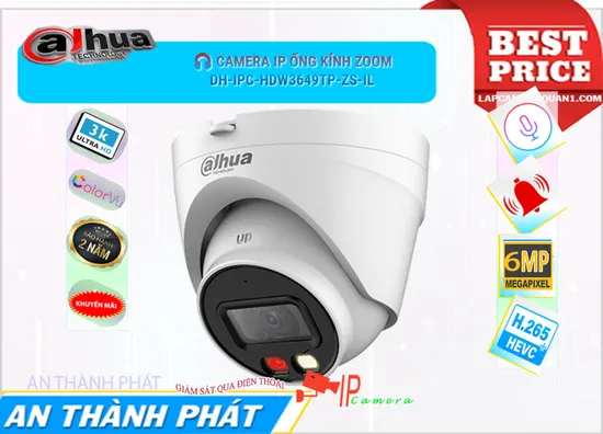 DH-IPC-HDW3649TP-ZS-IL, Camera Zoom DH-IPC-HDW3649TP-ZS-IL,Camera 3K DH-IPC-HDW3649TP-ZS-IL, DH-IPC-HDW3649TP-ZS-IL có mic ,Camera dahua dome DH-IPC-HDW3649TP-ZS-IL , Camera DH-IPC-HDW3649TP-ZS-IL , DH-IPC-HDW3649TP-ZS-IL chống nước IP67, Camera giá rẻ, camera chính hãng 