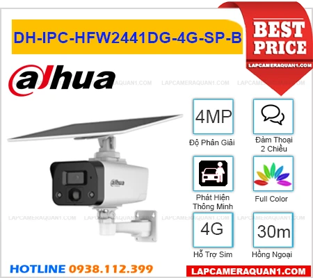 DH-IPC-HFW2441DG-4G-SP-B, Camera Sim 4G Dahua DH-IPC-HFW2441DG-4G-SP-B (4MP), camera quan sát DH-IPC-HFW2441DG-4G-SP-B, lắp đặt camera DH-IPC-HFW2441DG-4G-SP-B, camera DH-IPC-HFW2441DG-4G-SP-B giá rẻ, camera năng lượng mặt trời DH-IPC-HFW2441DG-4G-SP-B,