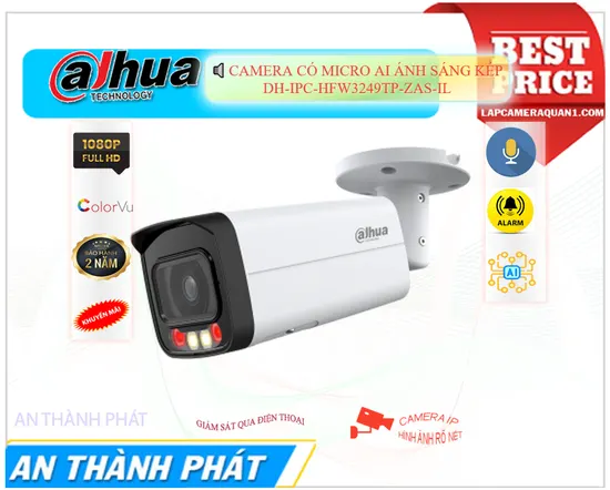 Ống kính thay đổi tiêu cự 2.7 đến 13.5 mm cho góc nhìn đa dạng. Chế độ ROI cùng mã hóa thông minh tiết kiệm băng thông và lưu trữ. Khi có chuyển động hệ thống SMD 4.0 chỉ báo chính xác để bạn kịp kiểm tra tình huống. Micro thu âm rõ tiếng hỗ trợ truy xuất sự kiện.