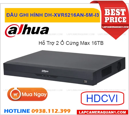Đầu Ghi Hình 16 kênh 2 Ổ Cứng DH-XVR5216AN-5M-I3,DH-XVR5216AN-5M-I3,Giá Bán DH-XVR5216AN-5M-I3 Đầu Thu Dahua ,DH XVR5216AN 5M I3 Giá chiết khấu,Địa Chỉ Bán DH-XVR5216AN-5M-I3,thông số DH-XVR5216AN-5M-I3,DH-XVR5216AN-5M-I3 sale mạnh