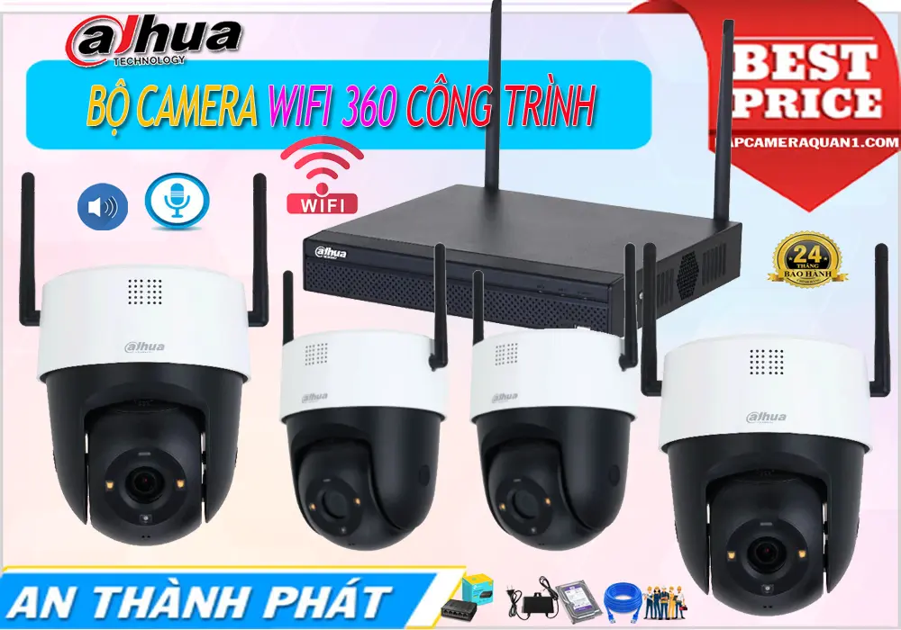 bộ camera wifi 360 công trình, bộ camera wifi 360 công trình chính hãng, bộ camera wifi 360 công trình giá rẻ, lắp bộ camera wifi 360 công trình, tư vấn lắp bộ camera wifi 360 công trình