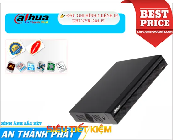 DHI-NVR4204-EI,Giá giá sỉ DHI-NVR4204-EI,DHI-NVR4204-EI Giá hấp dẫn,Bán giá rẻ DHI-NVR4204-EI sắc nét Dahua ,Nhà Phân Phối