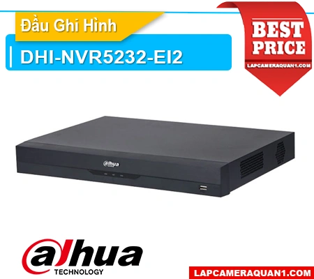 Lắp đặt camera Đầu Ghi Hình DHI-NVR5232-EI2